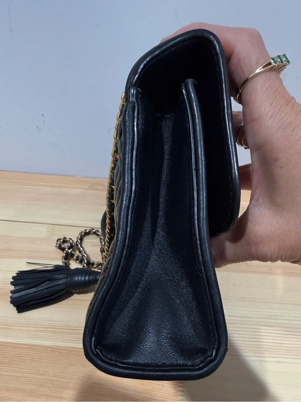 Tory Burch Fleming Convertible Shoulder Bag - Black